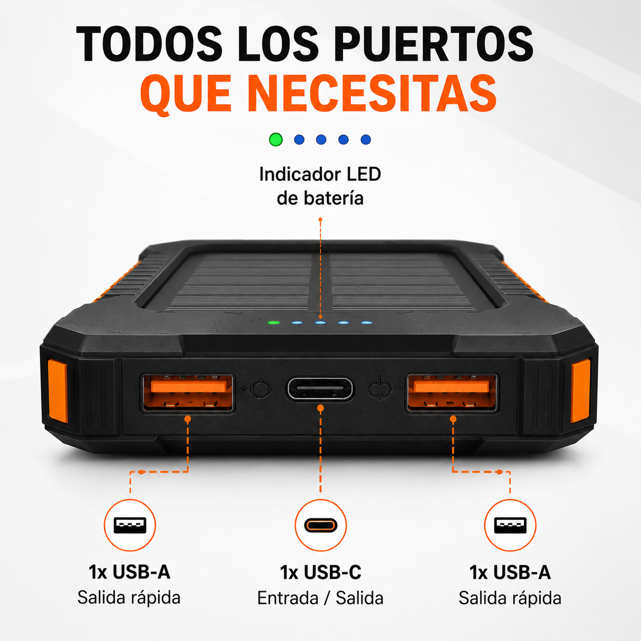Batería Portátil Solar VoltNova™